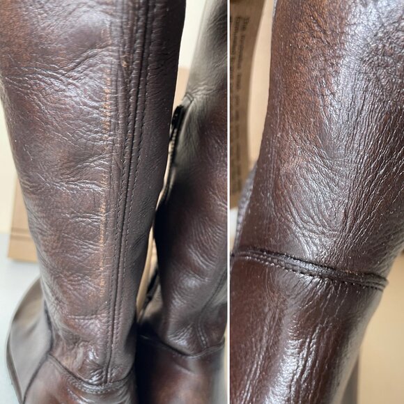 BED STU Manchester Distressed Leather Riding Boots BEDSTU Size 8 - Picture 6 of 16